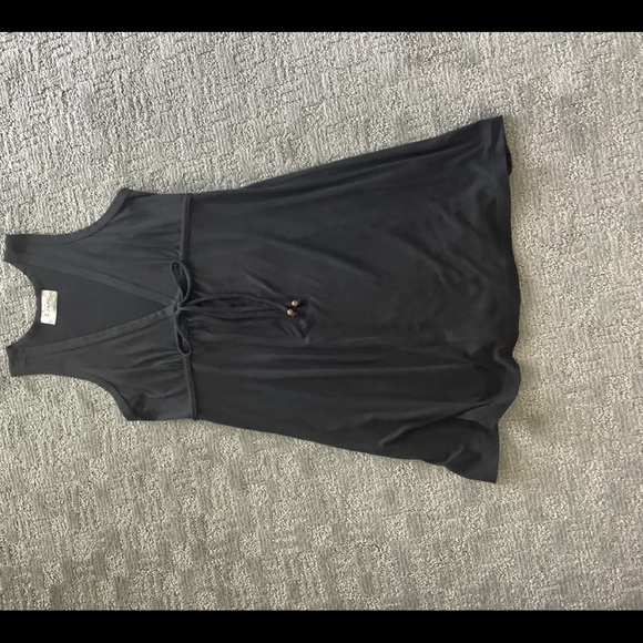 J Valdi black cotton bathing suit coverup - Picture 3 of 4